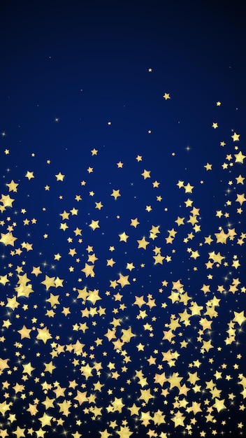 Estrellas mágicas superpuestas por vectores Estrellas doradas dispersas