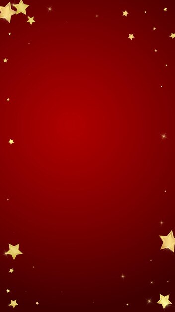 Estrellas mágicas superpuestas por vectores Estrellas doradas dispersas