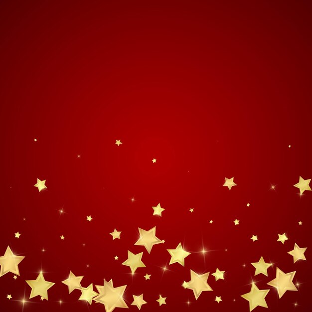 Estrellas mágicas superpuestas por vectores Estrellas doradas dispersas