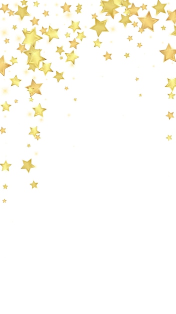 Estrellas mágicas superpuestas por vectores Estrellas doradas dispersas