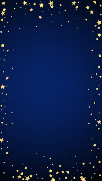 Estrellas mágicas superpuestas por vectores Estrellas doradas dispersas