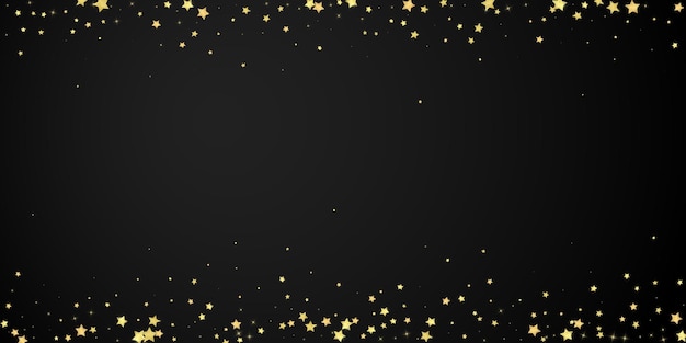 Estrellas mágicas superpuestas por vectores Estrellas doradas dispersas