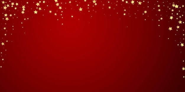 Estrellas mágicas superpuestas por vectores Estrellas doradas dispersas