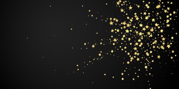 Estrellas mágicas superpuestas por vectores Estrellas doradas dispersas