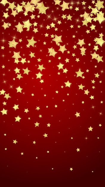 Estrellas mágicas superpuestas por vectores Estrellas doradas dispersas