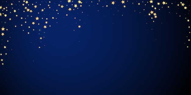Estrellas mágicas superpuestas por vectores Estrellas doradas dispersas