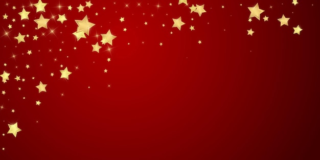 Estrellas mágicas superpuestas por vectores Estrellas doradas dispersas