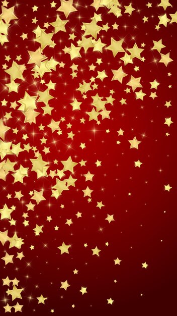 Estrellas mágicas superpuestas por vectores Estrellas doradas dispersas