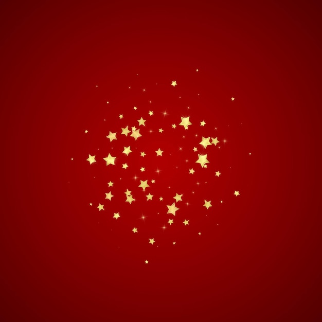 Estrellas mágicas superpuestas por vectores Estrellas doradas dispersas