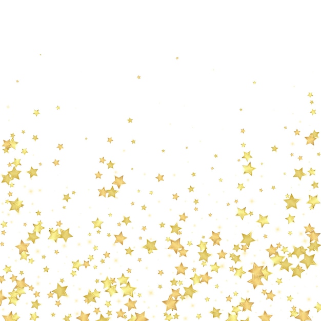Estrellas mágicas superpuestas por vectores Estrellas doradas dispersas
