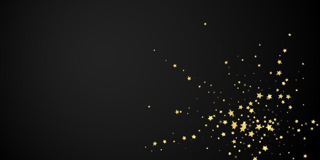 Estrellas mágicas superpuestas por vectores Estrellas doradas dispersas