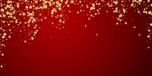 Estrellas mágicas superpuestas por vectores Estrellas doradas dispersas