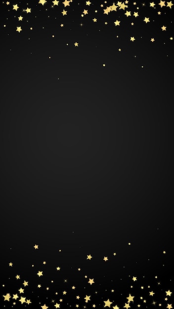 Estrellas mágicas superpuestas por vectores Estrellas doradas dispersas