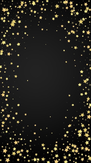 Estrellas mágicas superpuestas por vectores Estrellas doradas dispersas