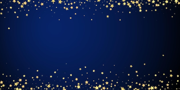 Estrellas mágicas superpuestas por vectores Estrellas doradas dispersas
