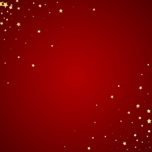 Estrellas mágicas superpuestas por vectores Estrellas doradas dispersas