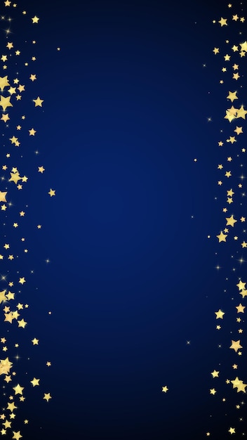 Estrellas mágicas superpuestas por vectores Estrellas doradas dispersas