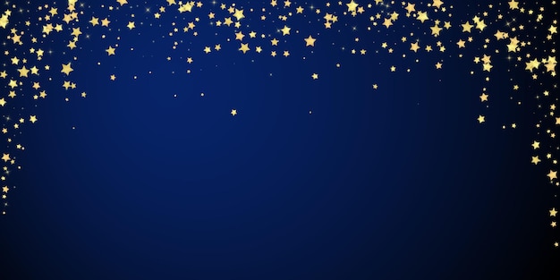 Estrellas mágicas superpuestas por vectores Estrellas doradas dispersas