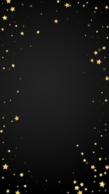 Estrellas mágicas superpuestas por vectores Estrellas doradas dispersas
