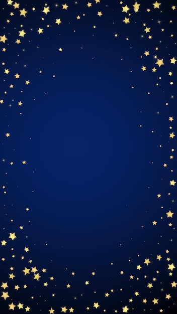 Estrellas mágicas superpuestas por vectores Estrellas doradas dispersas