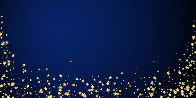Estrellas mágicas superpuestas por vectores Estrellas doradas dispersas