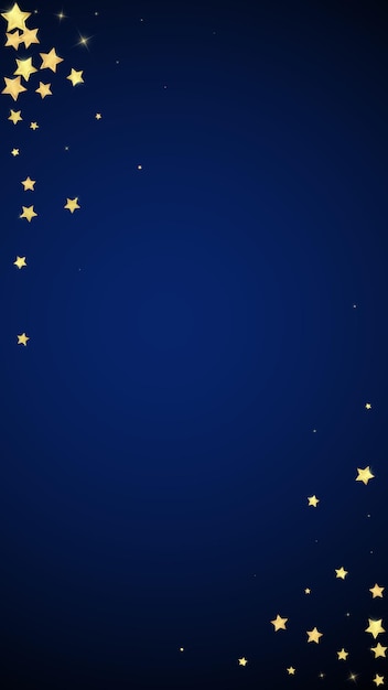 Estrellas mágicas superpuestas por vectores Estrellas doradas dispersas
