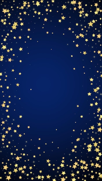 Estrellas mágicas superpuestas por vectores Estrellas doradas dispersas