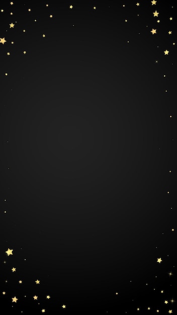 Estrellas mágicas superpuestas por vectores Estrellas doradas dispersas