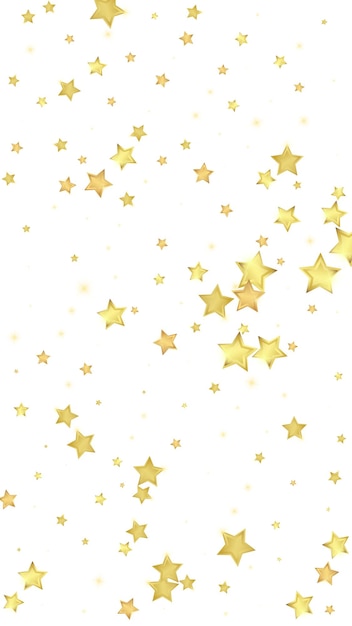 Estrellas mágicas superpuestas por vectores Estrellas doradas dispersas