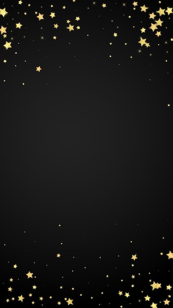 Estrellas mágicas superpuestas por vectores Estrellas doradas dispersas