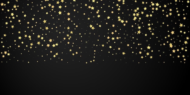 Estrellas mágicas superpuestas por vectores Estrellas doradas dispersas