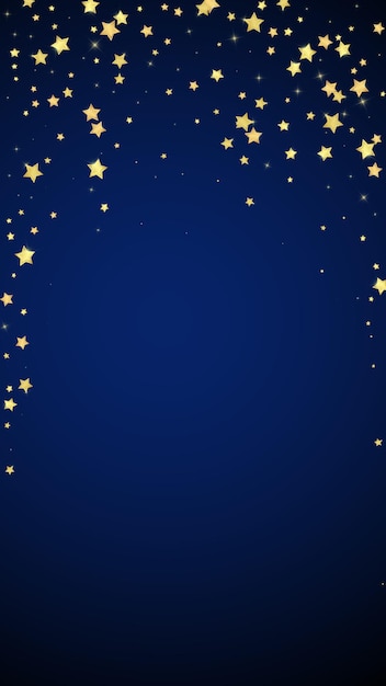 Estrellas mágicas superpuestas por vectores Estrellas doradas dispersas