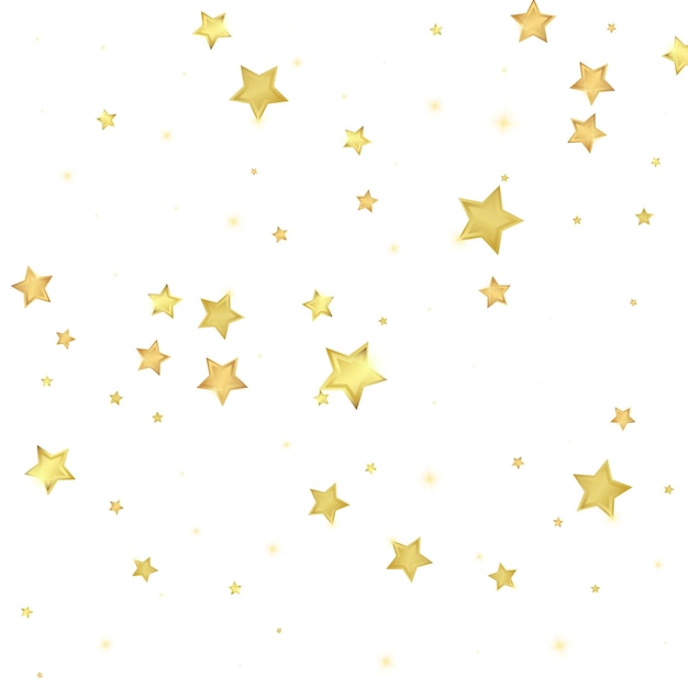 Estrellas mágicas superpuestas por vectores Estrellas doradas dispersas