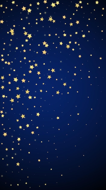 Estrellas mágicas superpuestas por vectores Estrellas doradas dispersas