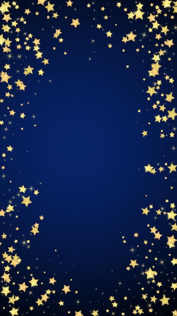 Estrellas mágicas superpuestas por vectores Estrellas doradas dispersas