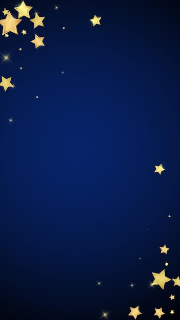Estrellas mágicas superpuestas por vectores Estrellas doradas dispersas