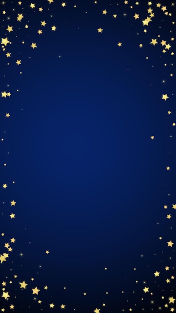 Estrellas mágicas superpuestas por vectores Estrellas doradas dispersas