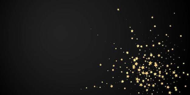 Estrellas mágicas superpuestas por vectores Estrellas doradas dispersas