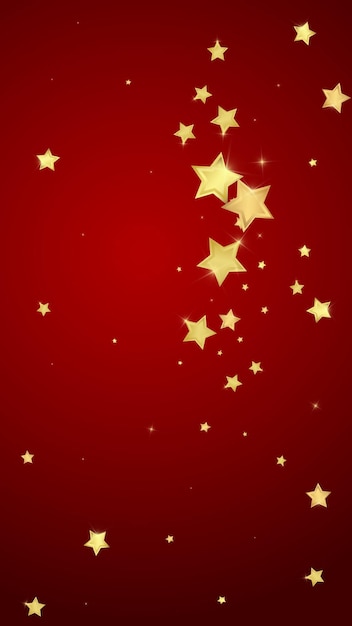 Estrellas mágicas superpuestas por vectores Estrellas doradas dispersas