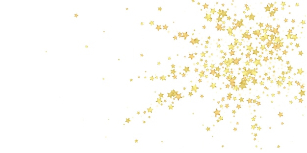 Estrellas mágicas superpuestas por vectores Estrellas doradas dispersas