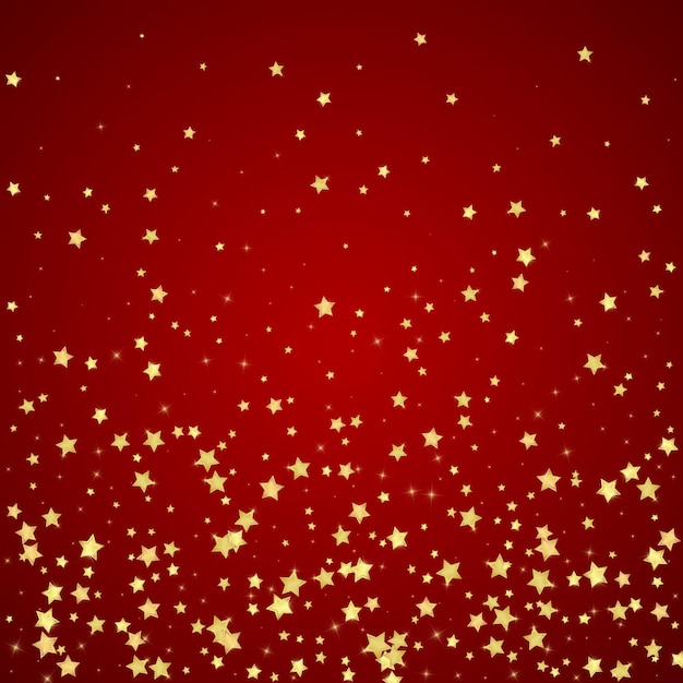 Estrellas mágicas superpuestas por vectores Estrellas doradas dispersas