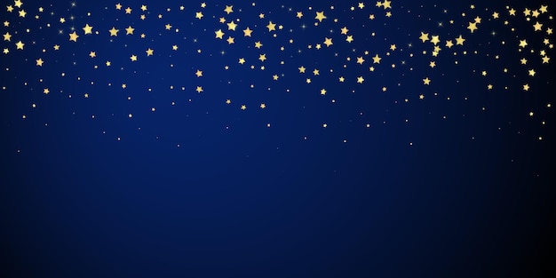 Estrellas mágicas superpuestas por vectores Estrellas doradas dispersas