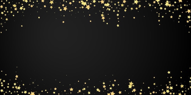 Estrellas mágicas superpuestas por vectores Estrellas doradas dispersas