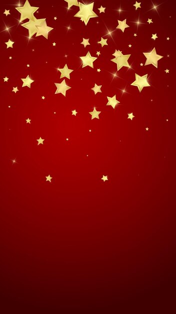 Estrellas mágicas superpuestas por vectores Estrellas doradas dispersas
