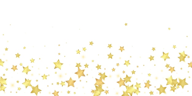 Estrellas mágicas superpuestas por vectores Estrellas doradas dispersas
