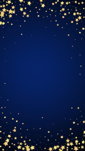 Estrellas mágicas superpuestas por vectores Estrellas doradas dispersas