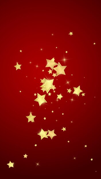 Estrellas mágicas superpuestas por vectores Estrellas doradas dispersas
