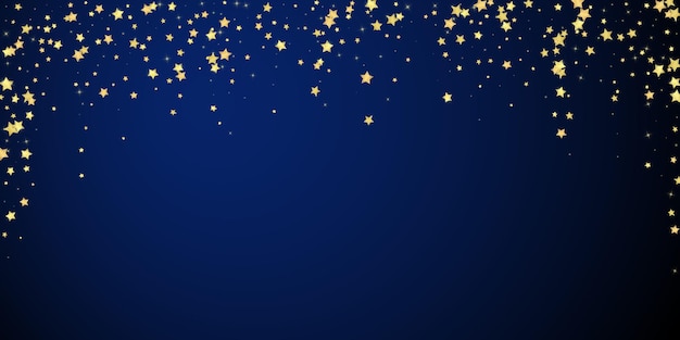Estrellas mágicas superpuestas por vectores Estrellas doradas dispersas