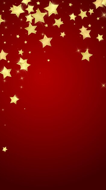Estrellas mágicas superpuestas por vectores Estrellas doradas dispersas
