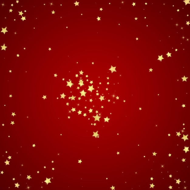 Estrellas mágicas superpuestas por vectores Estrellas doradas dispersas